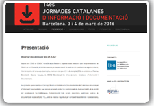 14es. Jornades Catalanes d'Informaci� i Documentaci�