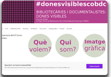 Grup de treball Bibliotec�ries i Documentalistes: Dones visibles